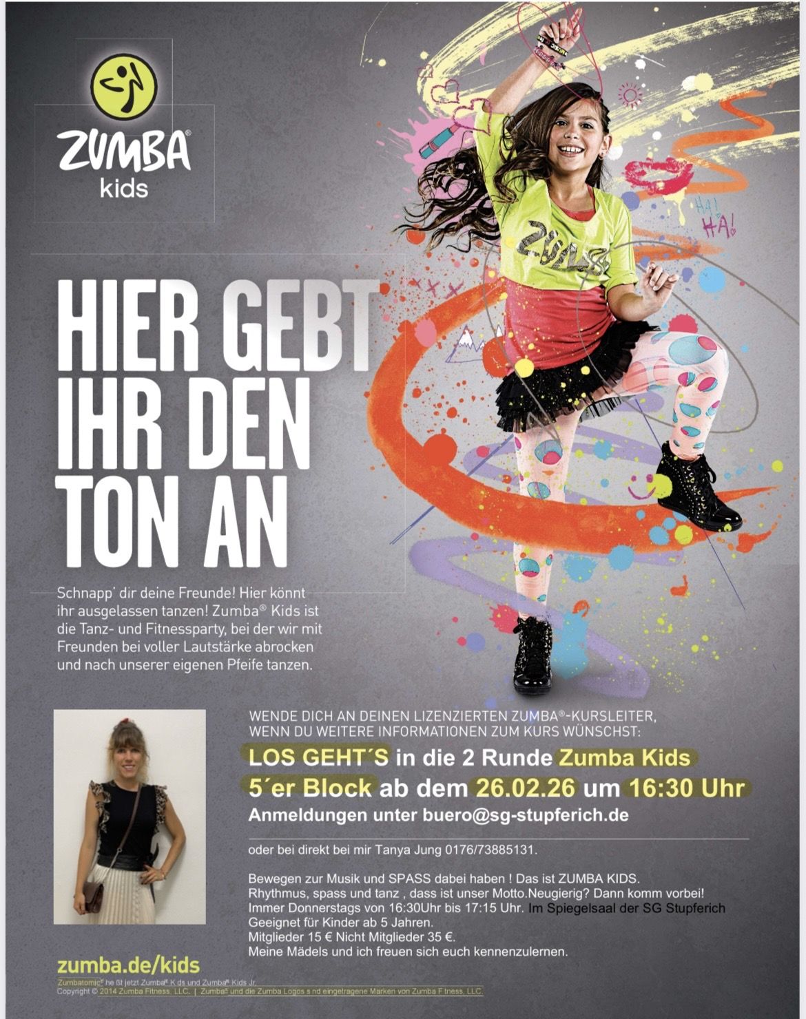 Zumba für Jugendlichen